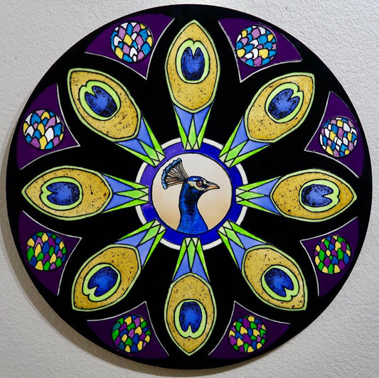Peacock Rose Window
